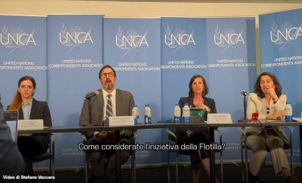 ONG all'Onu "Flotilla ha valore simbolico. Dall'Europa indignazione 'vuota'"