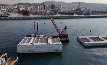 Un "cuore di pietra" per la Nuova Diga Foranea di Genova
