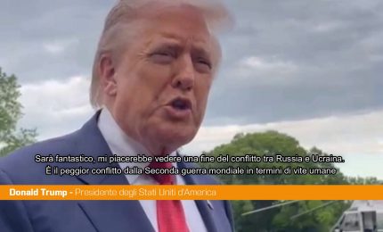 Trump "Conflitto tra Russia e Ucraina il peggiore dalla Seconda guerra mondiale"