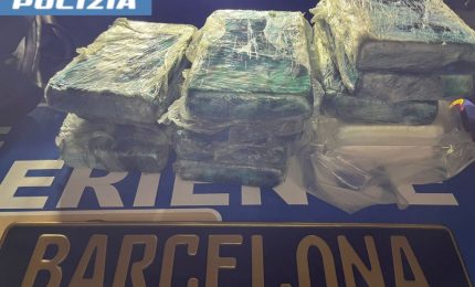 Dalla Spagna alla Sicilia con 13 chili di cocaina in auto, tre arresti