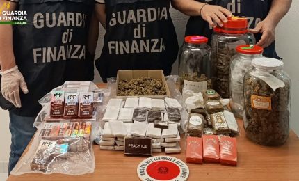 Sequestrati 13 chili di stupefacenti nel cagliaritano, un arresto