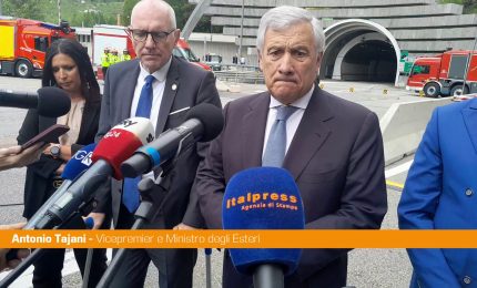 Tajani "Raddoppio tunnel del Monte Bianco &egrave; fondamentale per il Nord-Ovest"