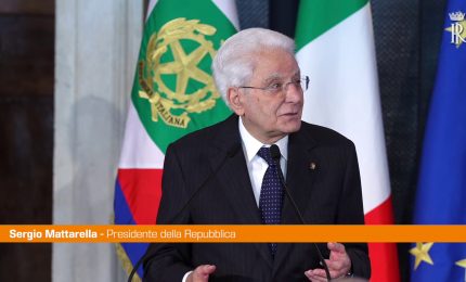 Droga, Mattarella: "Giovani nostro patrimonio, serve un sforzo corale del Paese"
