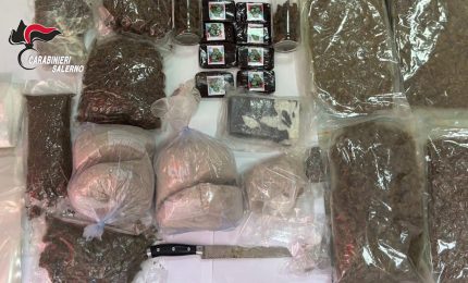 Arrestato a Salerno un uomo in possesso di oltre 10 kg di droga