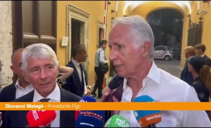 Figc, incontro Abodi-Malag&ograve; "C'&egrave; consapevolezza reciproca sulle priorit&agrave;"