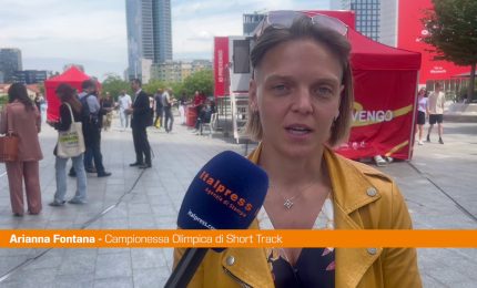 Milano Health Week, Arianna Fontana "Utile, avvicina a sport e prevenzione"