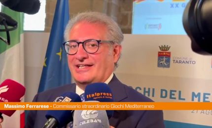 Giochi Mediterraneo, Ferrarese "Opere quasi concluse,sold out per inaugurazione"
