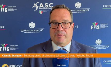 Durigon "Equit&agrave; e sicurezza determinanti per aspetto sociale sport"