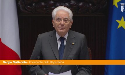 Mattarella "Percorso compiuto dall'Italia repubblicana &egrave; motivo di orgoglio"