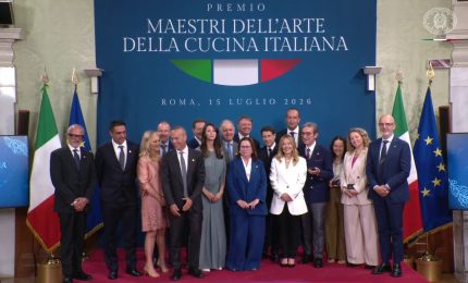 Dieci "Maestri dell'Arte della Cucina Italiana" premiati a Palazzo Chigi