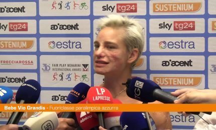 Vio Grandis "Orgogliosa di ricevere Premio Fair Play Menarini"