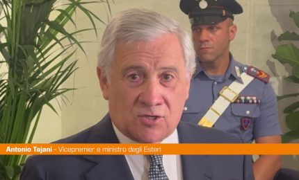 Tajani "No a riconoscimento demagogico o fittizio dello Stato Palestinese"