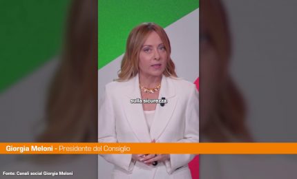 Ddl Sicurezza, Meloni "Lo Stato &egrave; dalla parte di chi rispetta le regole"