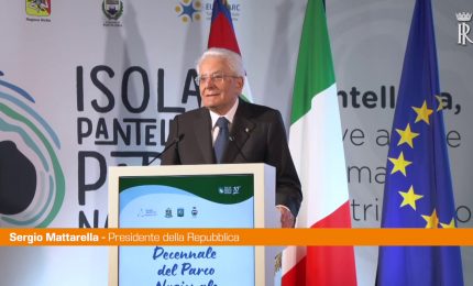 Mattarella a Pantelleria "Qui per esprimere affetto degli italiani per l'isola"