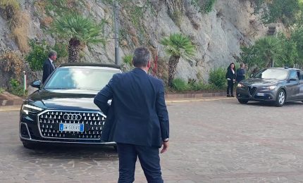 Palermo,il presidente Mattarella alla cerimonia per riapertura Castello Utveggio