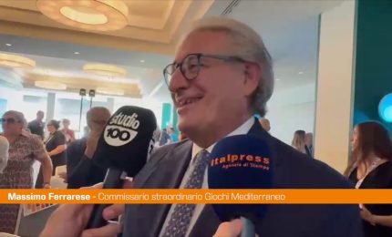 Ferrarese "Orgogliosi di quanto realizzato per i Giochi del Mediterraneo"