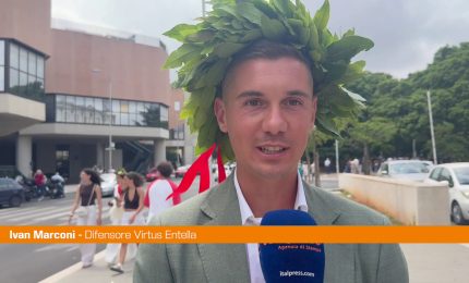 Il calciatore Marconi si laurea all'Universit&agrave; di Palermo "Un bel traguardo"