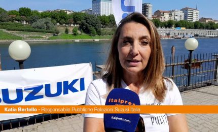 "Insieme per un Po pulito", torna a Torino l'iniziativa di Suzuki con 90 ragazzi