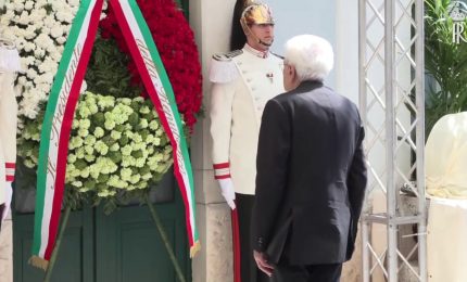 Mattarella partecipa al 10mo anniversario dello scontro ferroviario di Andria