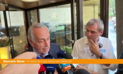 Figc, Abete "Non siamo abituati a queste situazioni,ripartire da progetto serio"