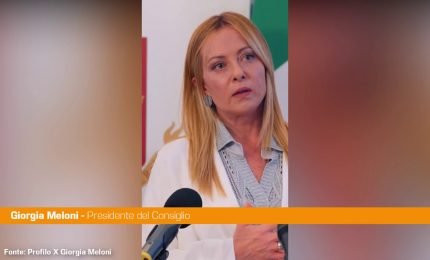 Meloni agli agenti di Polizia "La libert&agrave; non esiste senza sicurezza"
