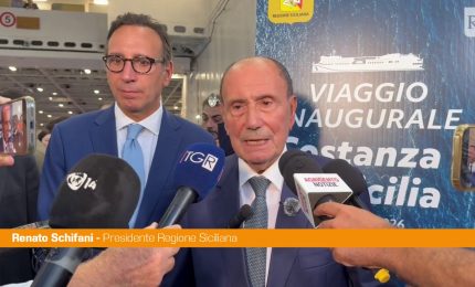 Inaugurato traghetto Costanza I di Sicilia, Schifani "Mantenuto impegni presi"