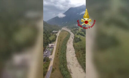 Maltempo,  in Lombardia oltre 400 operazioni di soccorso dei Vigili del Fuoco