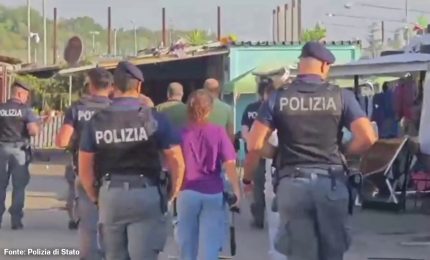 Blitz in campi nomadi a Roma, nove arresti e una denuncia