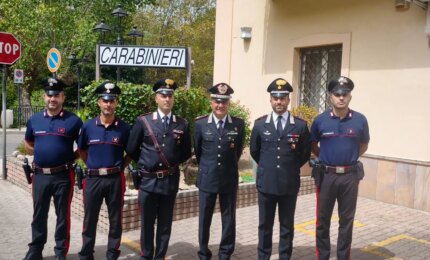 Il Comandante della Legione Carabinieri &ldquo;Sicilia&rdquo; Ubaldo Del Monaco in visita alle Stazioni di Piraino e Sinagra