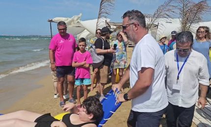 Asp Siracusa, a Pachino una spiaggia inclusiva e senza barriere architettoniche