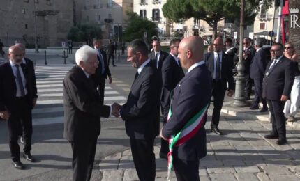 Giochi Mediterraneo, Mattarella al Castello Aragonese a Taranto