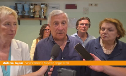 Tajani a San Patrignano "Sostegno a comunit&agrave;, recupero ragazzi opera meritoria"