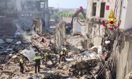 Crollo palazzina a Messina, in corso ricerche dei dispersi
