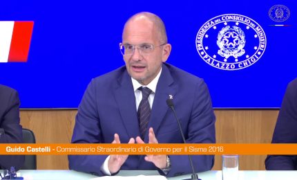 Sisma 2016, Castelli "Il 4% delle risorse sar&agrave; destinato ad attivit&agrave; sociali"