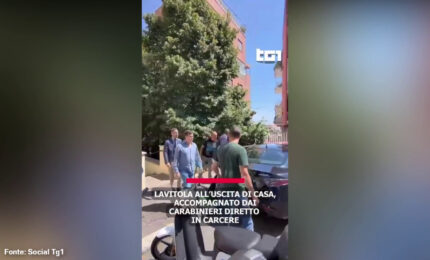 Arrestato Lavitola per l'attentato a Ranucci, al Tg1 le prime immagini