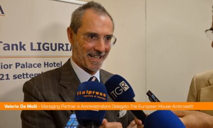 Liguria, De Molli "Pi&ugrave; luci che ombre, blue economy punto di forza"