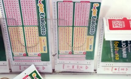 Centrato il 5+1 al Superenalotto a Palermo, vinti 417.320,75 euro