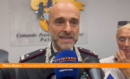 Carabinieri, si insedia il nuovo comandante provinciale di Palermo Sutera