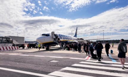 Aeroporti, in aumento il traffico passeggeri
