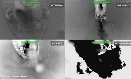 Attacco Usa distrugge cinque petroliere iraniane