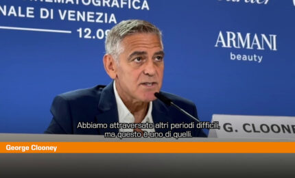 Venezia, Clooney "Usa guidati da persone incapaci"