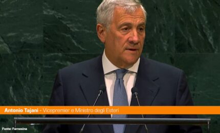 Tajani "Contro la politica della forza scegliamo la forza della politica"