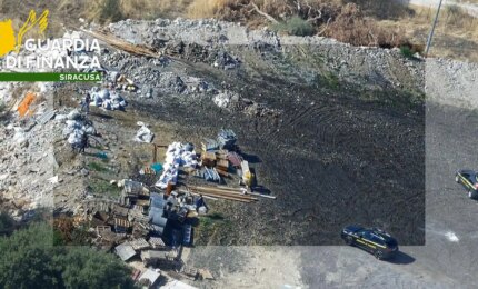 Scoperta una discarica abusiva nel Siracusano, sequestrato un terreno di 6500 mq