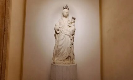 Palermo, restaurata la &lsquo;Virgo Lactans&rsquo;: la statua torna al Chiostro di San Domenico / Video