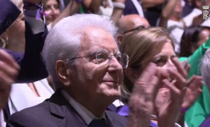 Mattarella a Napoli per la partita inaugurale degli Europei di volley maschili
