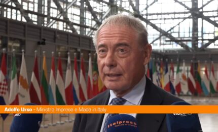 Ue, Urso "Fare fronte comune per il rilancio dell'industria"
