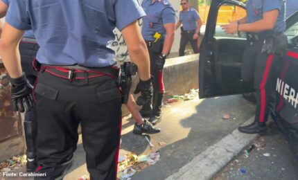 Blitz antidroga nel quartiere Quarticciolo a Roma, 24 arresti