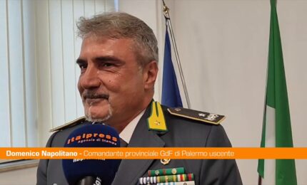 Gdf, Napolitano "Palermo &egrave; cambiata in positivo, lascio un pezzo del mio cuore"