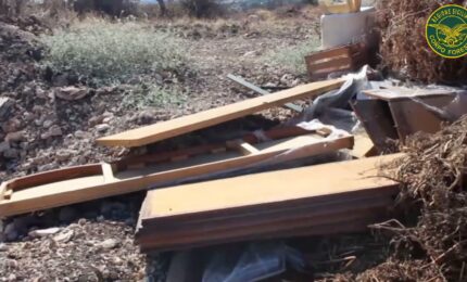 Discarica abusiva scoperta nel Ragusano, una denuncia a Scicli