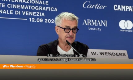 Venezia, Wenders "Il 3D &egrave; un vero e proprio mezzo espressivo"
